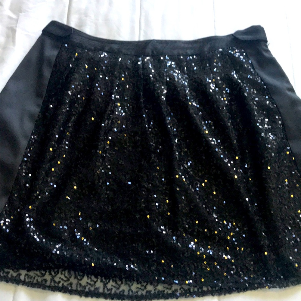 Black sparkle skirt